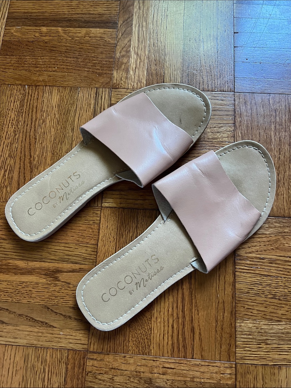 Coconuts by Matisse Nude Slide Sandals